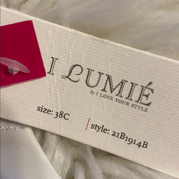 I Lumie Supper Supper Push up size 38C Classic White Padded Bra brand new - Picture 4 of 8